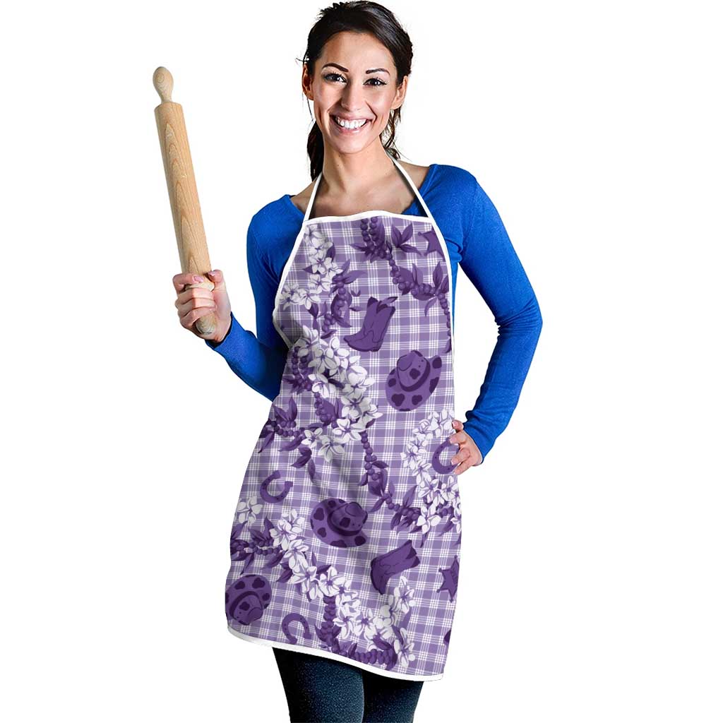 Mokihana Maile Ilima Leis Paniolo Palaka Apron Hawaiian Poni Spirit - Polynesian Pride