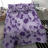 Mokihana Maile Ilima Leis Paniolo Palaka Bedding Set Hawaiian Poni Spirit - Polynesian Pride