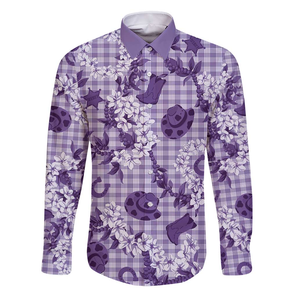 Mokihana Maile Ilima Leis Paniolo Palaka Family Matching Mermaid Dress and Hawaiian Shirt Hawaiian Poni Spirit - Polynesian Pride