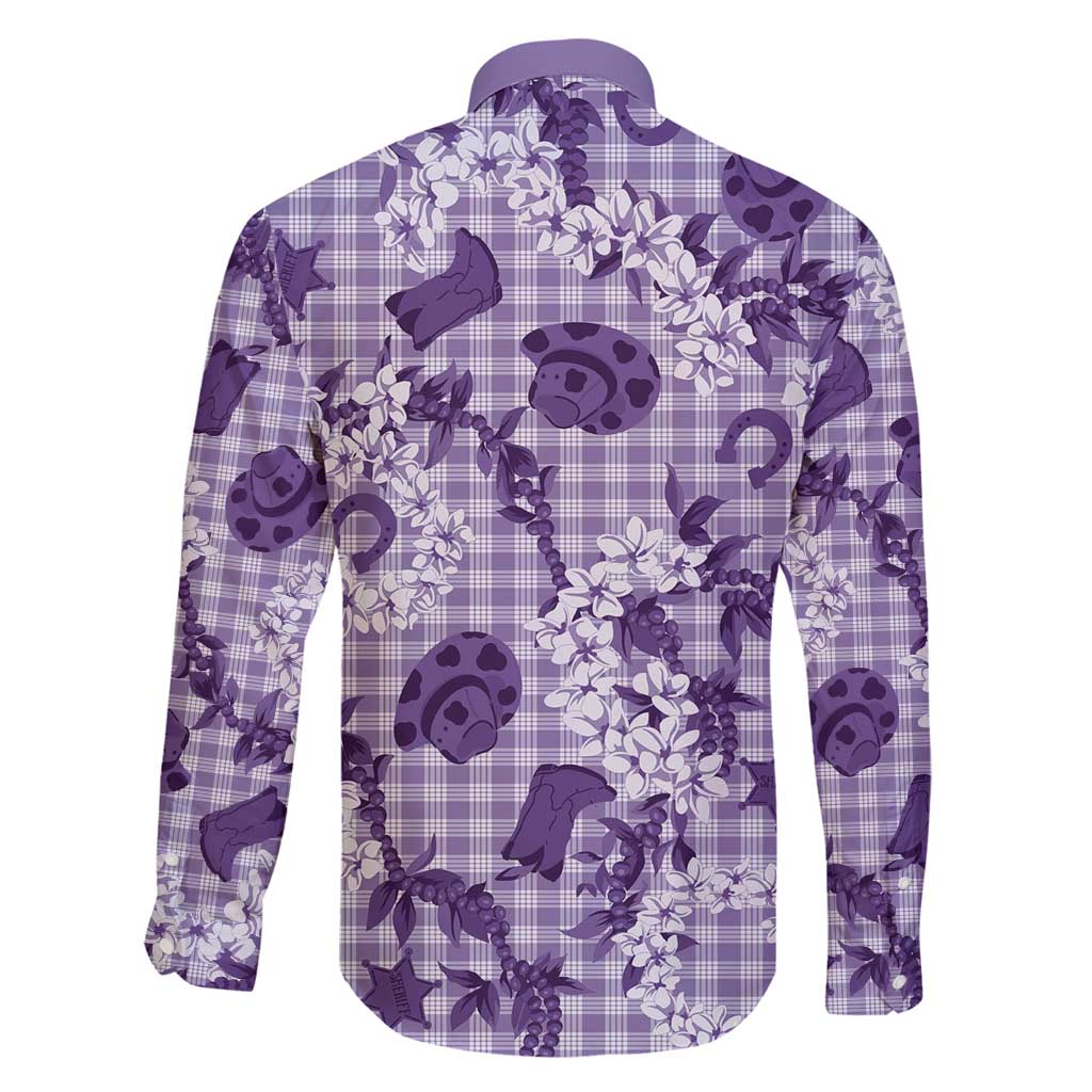 Mokihana Maile Ilima Leis Paniolo Palaka Family Matching Summer Maxi Dress and Hawaiian Shirt Hawaiian Poni Spirit - Polynesian Pride