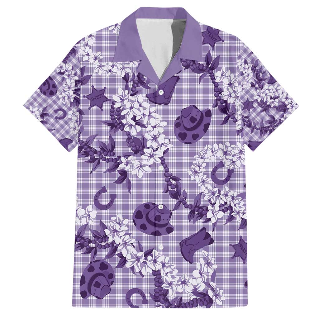 Mokihana Maile Ilima Leis Paniolo Palaka Family Matching Tank Maxi Dress and Hawaiian Shirt Hawaiian Poni Spirit - Polynesian Pride