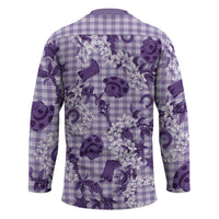 Mokihana Maile Ilima Leis Paniolo Palaka Hockey Jersey Hawaiian Poni Spirit - Polynesian Pride