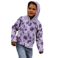 Mokihana Maile Ilima Leis Paniolo Palaka Kid Hoodie Hawaiian Poni Spirit - Polynesian Pride