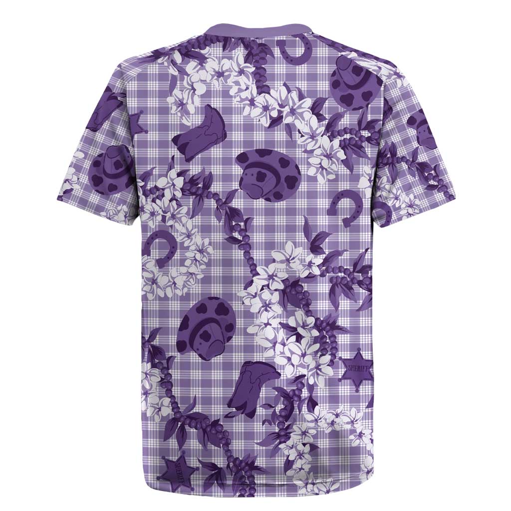 Mokihana Maile Ilima Leis Paniolo Palaka Rugby Jersey Hawaiian Poni Spirit - Polynesian Pride