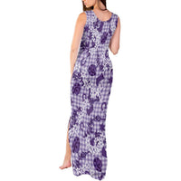 Mokihana Maile Ilima Leis Paniolo Palaka Tank Maxi Dress Hawaiian Poni Spirit - Polynesian Pride