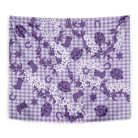 Mokihana Maile Ilima Leis Paniolo Palaka Tapestry Hawaiian Poni Spirit - Polynesian Pride