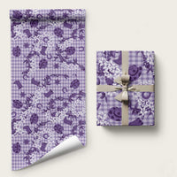 Mokihana Maile Ilima Leis Paniolo Palaka Wrapping Paper Hawaiian Poni Spirit - Polynesian Pride