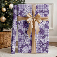 Mokihana Maile Ilima Leis Paniolo Palaka Wrapping Paper Hawaiian Poni Spirit - Polynesian Pride