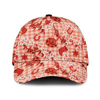 Mokihana Maile Ilima Leis Paniolo Palaka Classic Cap Hawaiian Ulaula Spirit - Polynesian Pride