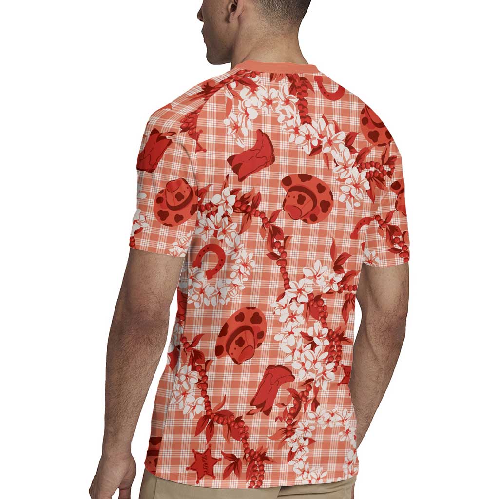 Mokihana Maile Ilima Leis Paniolo Palaka Rugby Jersey Hawaiian Ulaula Spirit - Polynesian Pride