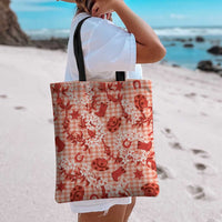 Mokihana Maile Ilima Leis Paniolo Palaka Tote Bag Hawaiian Ulaula Spirit - Polynesian Pride