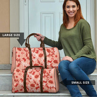 Mokihana Maile Ilima Leis Paniolo Palaka Travel Bag Hawaiian Ulaula Spirit - Polynesian Pride