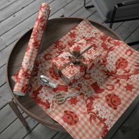 Mokihana Maile Ilima Leis Paniolo Palaka Wrapping Paper Hawaiian Ulaula Spirit - Polynesian Pride