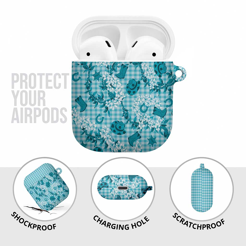 Mokihana Maile Ilima Leis Paniolo Palaka AirPods Case Hawaiian Polu Opa Spirit - Polynesian Pride