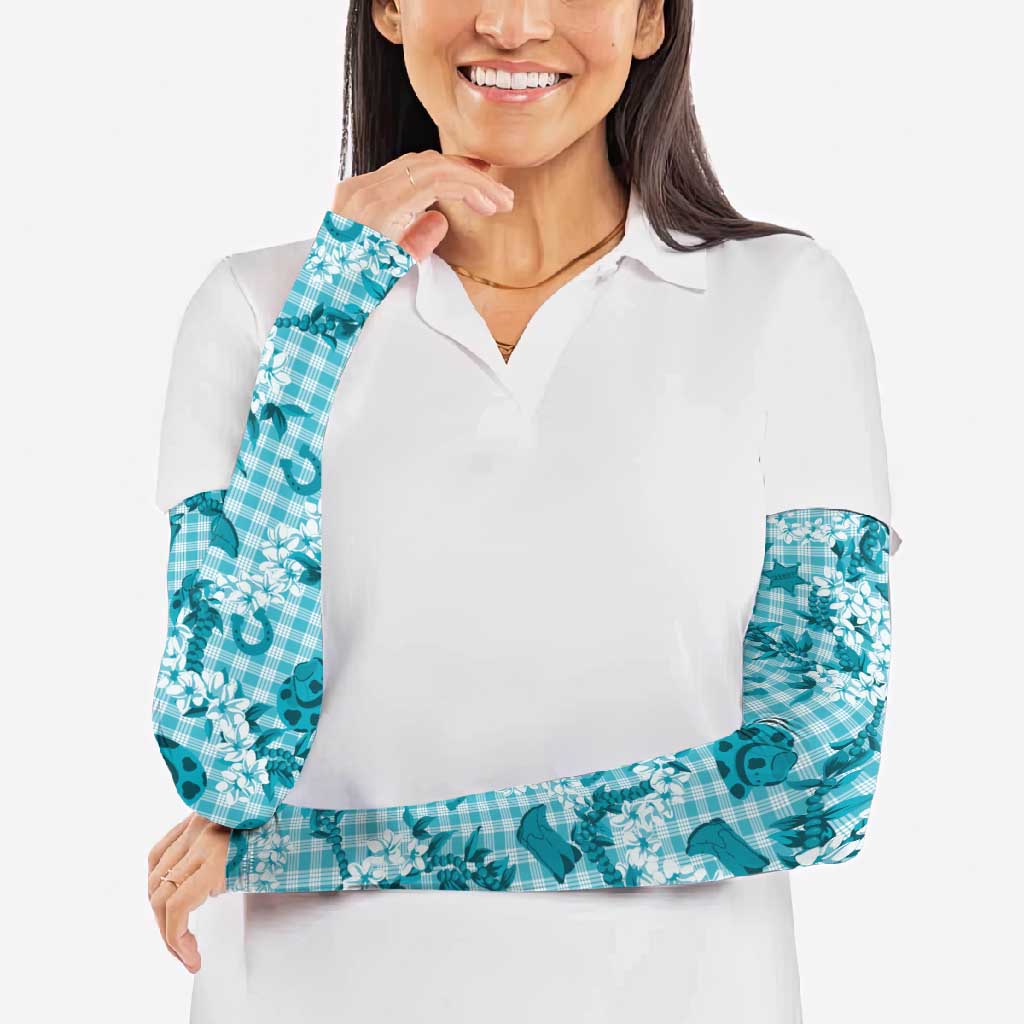 Mokihana Maile Ilima Leis Paniolo Palaka Arm Sleeves Hawaiian Polu Opa Spirit - Polynesian Pride