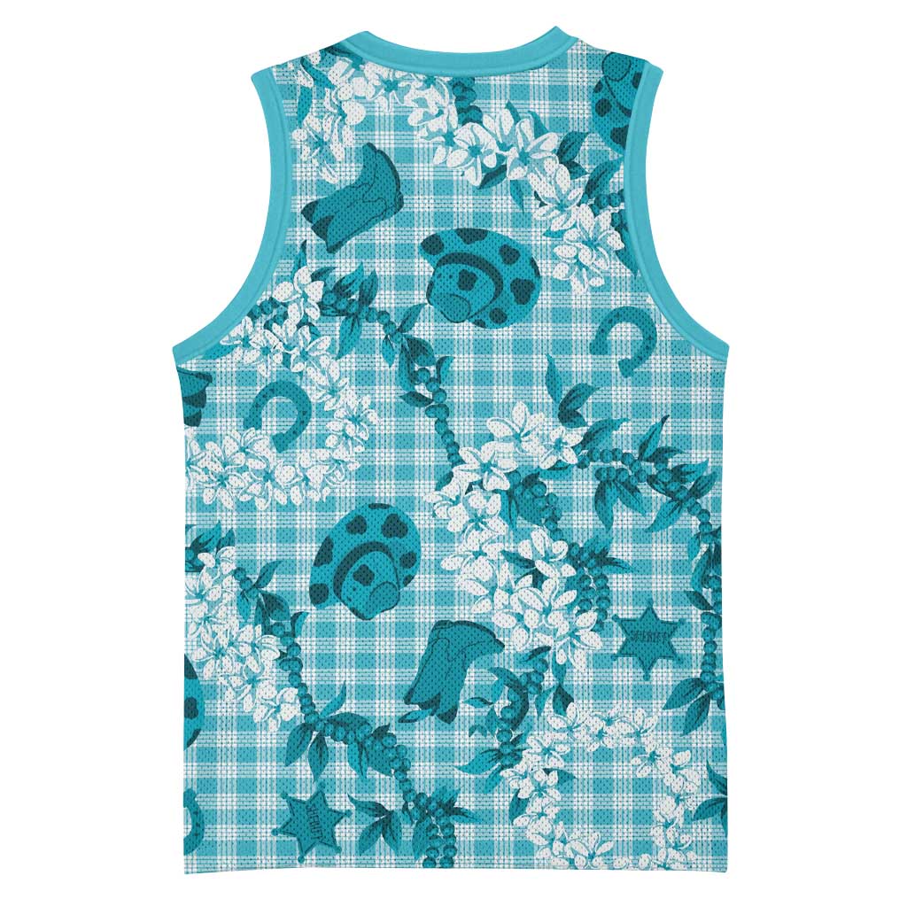 Mokihana Maile Ilima Leis Paniolo Palaka Basketball Jersey Hawaiian Polu Opa Spirit - Polynesian Pride