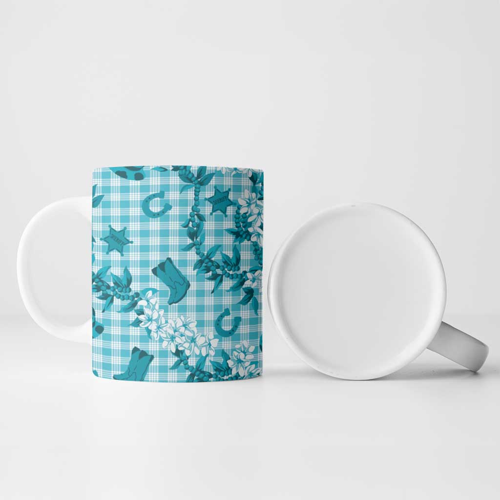 Mokihana Maile Ilima Leis Paniolo Palaka Ceramic Mug Hawaiian Polu Opa Spirit LT9 - Polynesian Pride