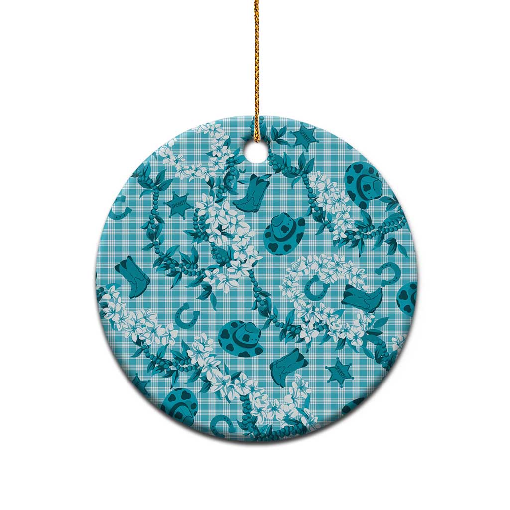 Mokihana Maile Ilima Leis Paniolo Palaka Ceramic Ornament Hawaiian Polu Opa Spirit - Polynesian Pride