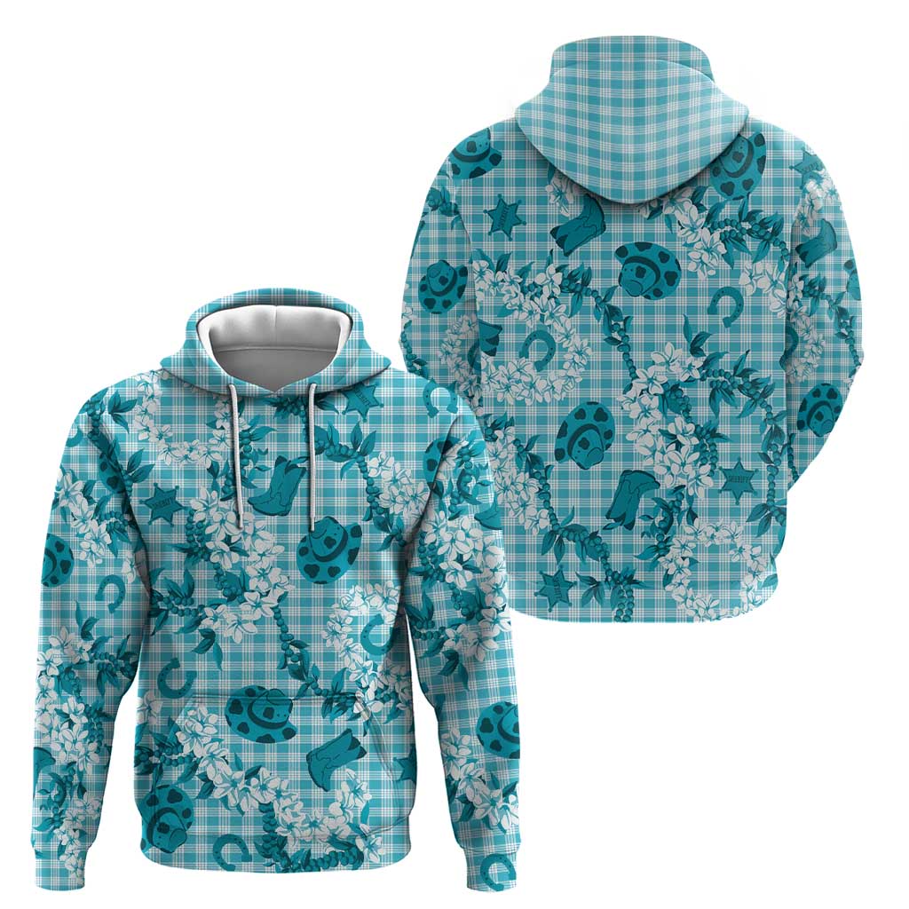 Mokihana Maile Ilima Leis Paniolo Palaka Hoodie Hawaiian Polu Opa Spirit - Polynesian Pride