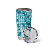 Mokihana Maile Ilima Leis Paniolo Palaka Tumbler Cup Hawaiian Polu Opa Spirit - Polynesian Pride
