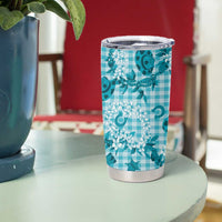 Mokihana Maile Ilima Leis Paniolo Palaka Tumbler Cup Hawaiian Polu Opa Spirit - Polynesian Pride