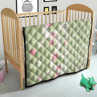 Leaf Green Hawaii Anthurium Plumeria Lei Quilt