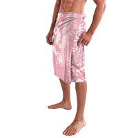 Soft Pink Hawaii Anthurium Plumeria Lei Lavalava LT9 - Polynesian Pride