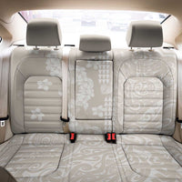 Suede Beige Hawaii Anthurium Plumeria Lei Back Car Seat Cover LT9 - Polynesian Pride