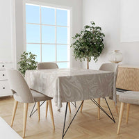 Suede Beige Hawaii Anthurium Plumeria Lei Tablecloth LT9 - Polynesian Pride
