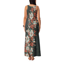 Hawaii Tartan With Hibiscus Family Matching Tank Maxi Dress and Hawaiian Shirt Polynesian Pattern Vintage