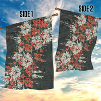 Hawaii Tartan With Hibiscus Garden Flag Polynesian Pattern Vintage