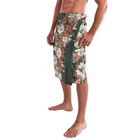 Hawaii Tartan With Hibiscus Lavalava Polynesian Pattern Vintage LT9 - Polynesian Pride