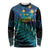 Matariki Te Tau Hou Maori Long Sleeve Shirt New Zealand Silver Fern Night Starry Sky