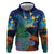 Personalised New Zealand Matariki Art Star Hoodie Koru Fern Night Starry Sky