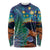 Personalised New Zealand Matariki Art Star Long Sleeve Shirt Koru Fern Night Starry Sky