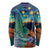 Personalised New Zealand Matariki Art Star Long Sleeve Shirt Koru Fern Night Starry Sky