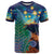 Personalised New Zealand Matariki Art Star T Shirt Koru Fern Night Starry Sky