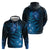 New Zealand Matariki Hoodie Blue Milky Way Stars Night Sky