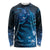 New Zealand Matariki Long Sleeve Shirt Blue Milky Way Stars Night Sky