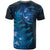 New Zealand Matariki T Shirt Blue Milky Way Stars Night Sky