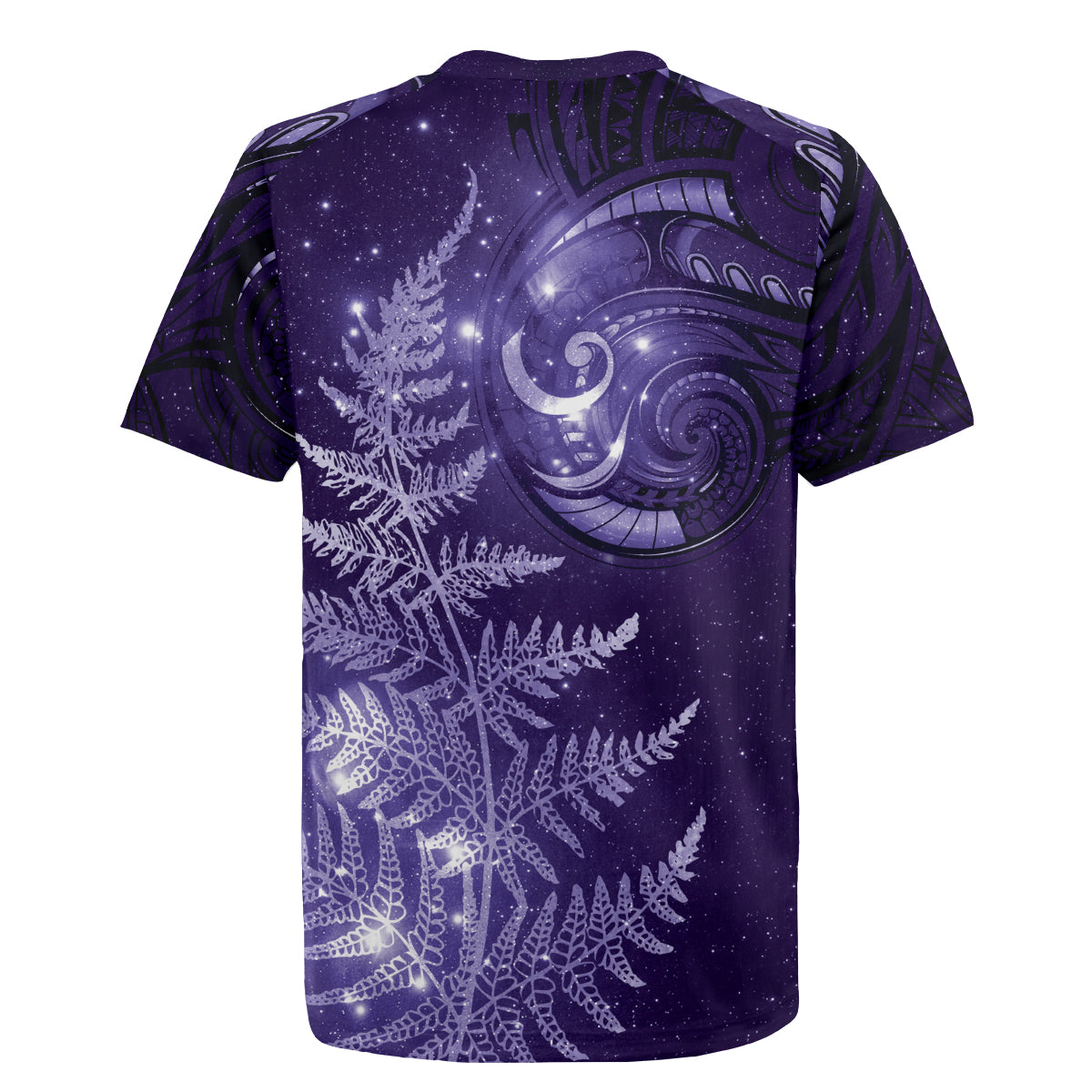 New Zealand Matariki Rugby Jersey Purple Milky Way Stars Night Sky