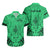 Personalised Polynesian Father's Day Gift For Dad Hawaiian Shirt Super Father In The World - Green Polynesian Pattern LT9 - Polynesian Pride