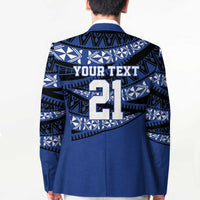Fiji Rugby Pacific Custom Blazer Pasifika Tapa Pattern - Polynesian Pride