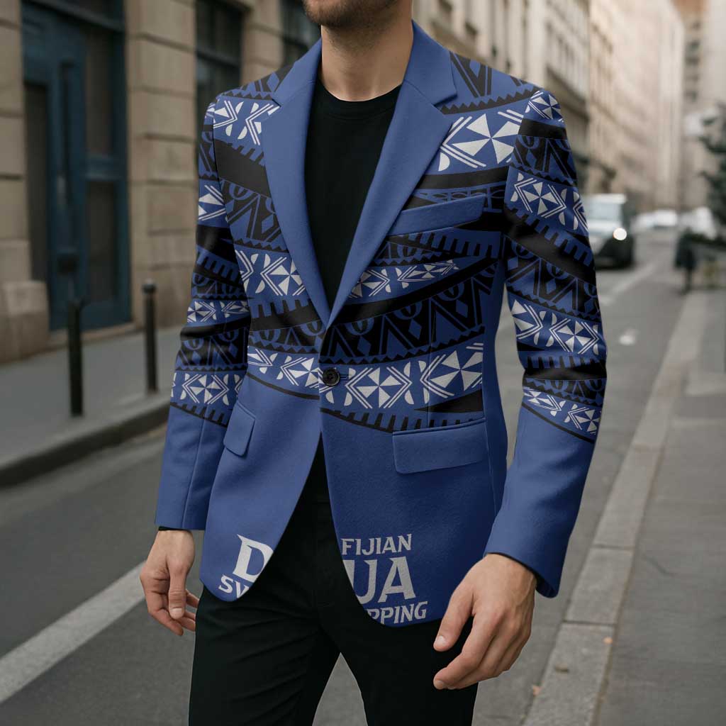 Fiji Rugby Pacific Custom Blazer Pasifika Tapa Pattern - Polynesian Pride