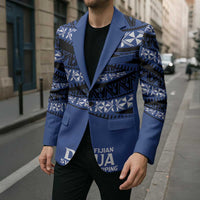 Fiji Rugby Pacific Custom Blazer Pasifika Tapa Pattern - Polynesian Pride