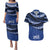 Fiji Rugby Pacific Custom Couples Matching Puletasi and Hawaiian Shirt Pasifika Tapa Pattern