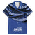 Fiji Rugby Pacific Custom Family Matching Off Shoulder Short Dress and Hawaiian Shirt Pasifika Tapa Pattern