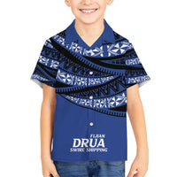 Fiji Rugby Pacific Custom Family Matching Puletasi and Hawaiian Shirt Pasifika Tapa Pattern