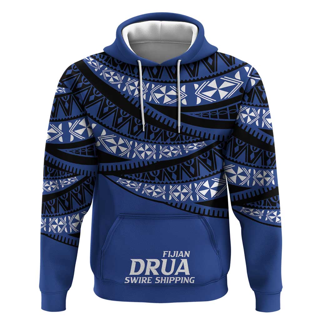 Fiji Rugby Pacific Custom Hoodie Pasifika Tapa Pattern