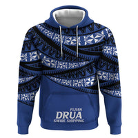 Fiji Rugby Pacific Custom Hoodie Pasifika Tapa Pattern